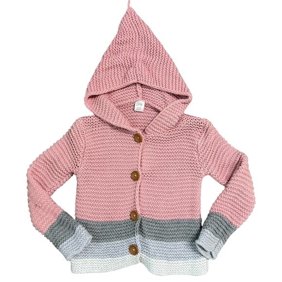 Nordstrom Baby Hooded Knit Sweater Cardigan | 12M - Picture 1 of 4